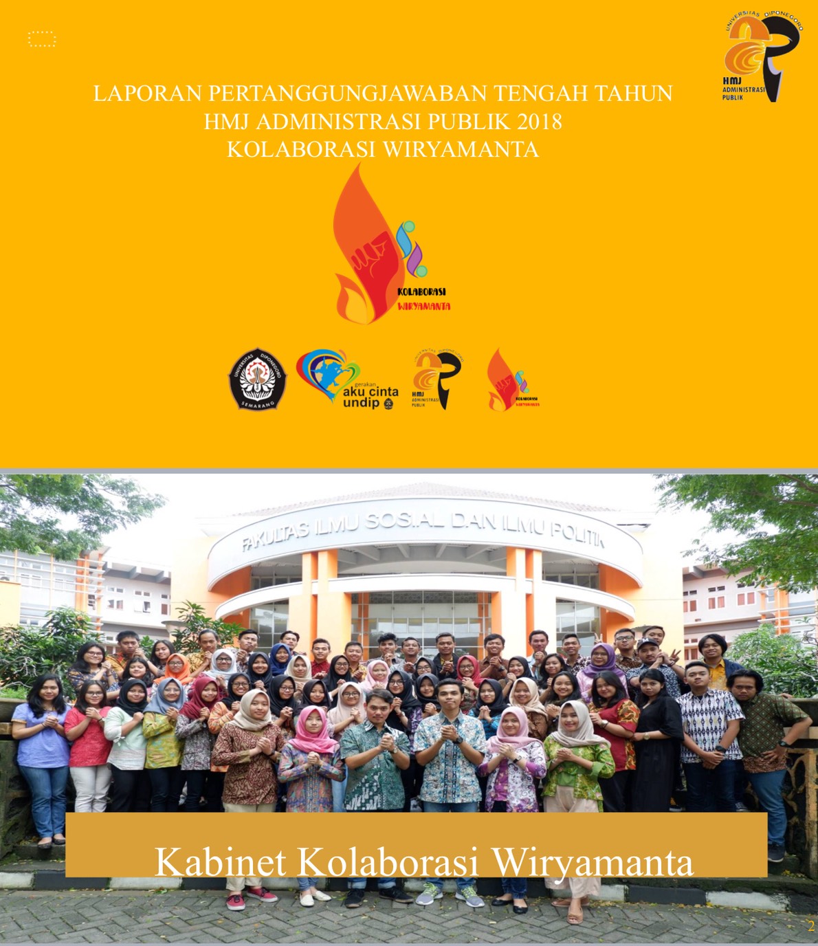 LPJTT HMJ Administrasi Publik, Evaluasi Keberjalanan Setengah Tahun Kabinet Kolaborasi Wiryamanta