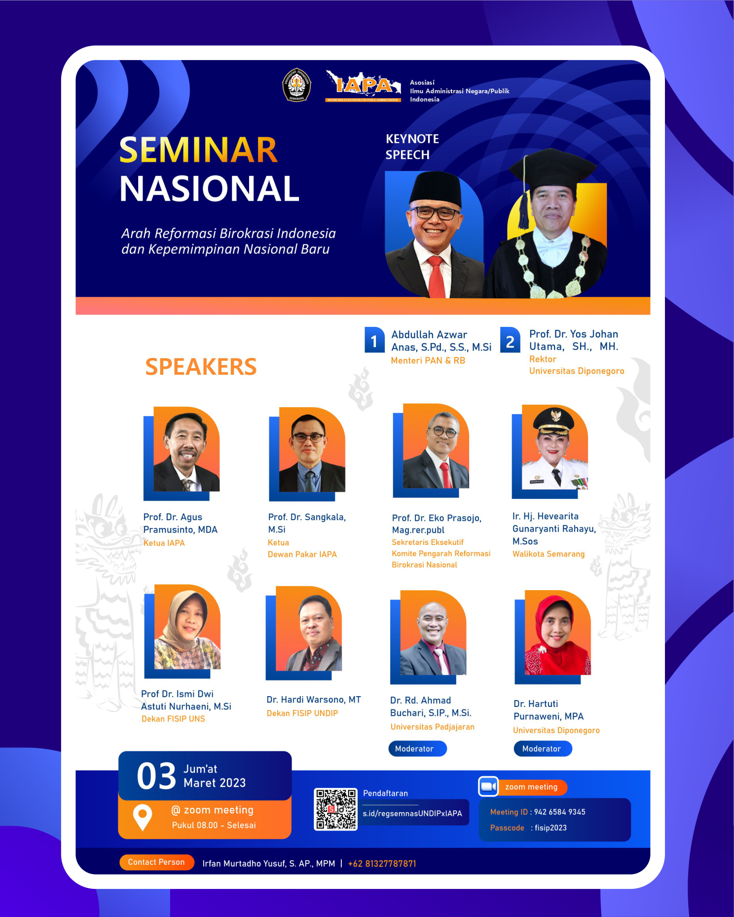 National Seminar, “The Way of Indonesian Bureaucratic Reform and the New National Leadership”