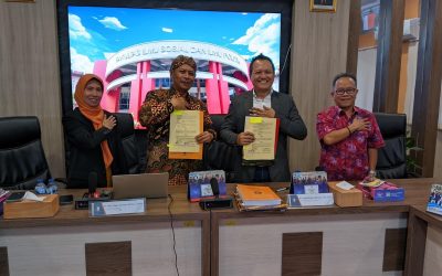 Penandatangan PKS FISIP UNDIP dengan FISIP Universitas Palangka Raya