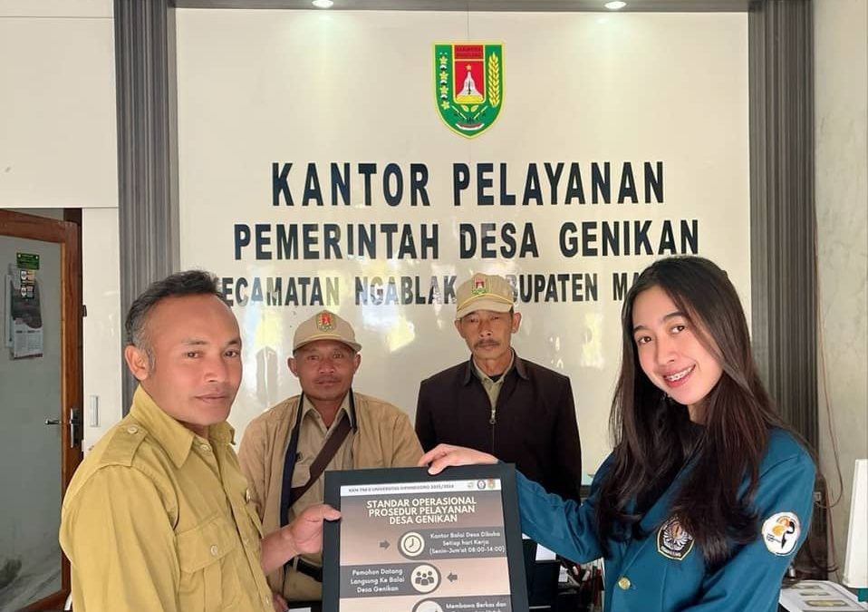 Improving Public Service Quality Through the Development of Standard Operating Procedures (SOP) in Genikan Village