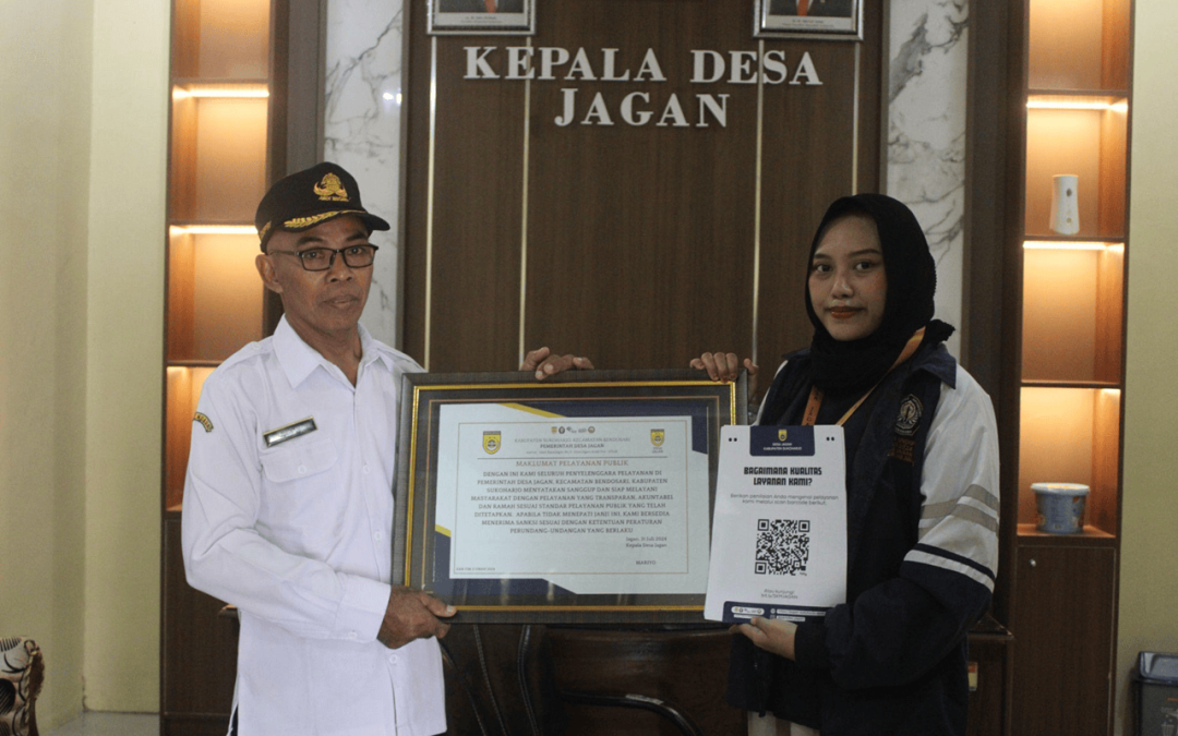 Strengthening Public Service: Innovation by UNDIP Community Service Program (KKN) Team II 2023/2024 Student through Service Declarations and Community Satisfaction Surveys