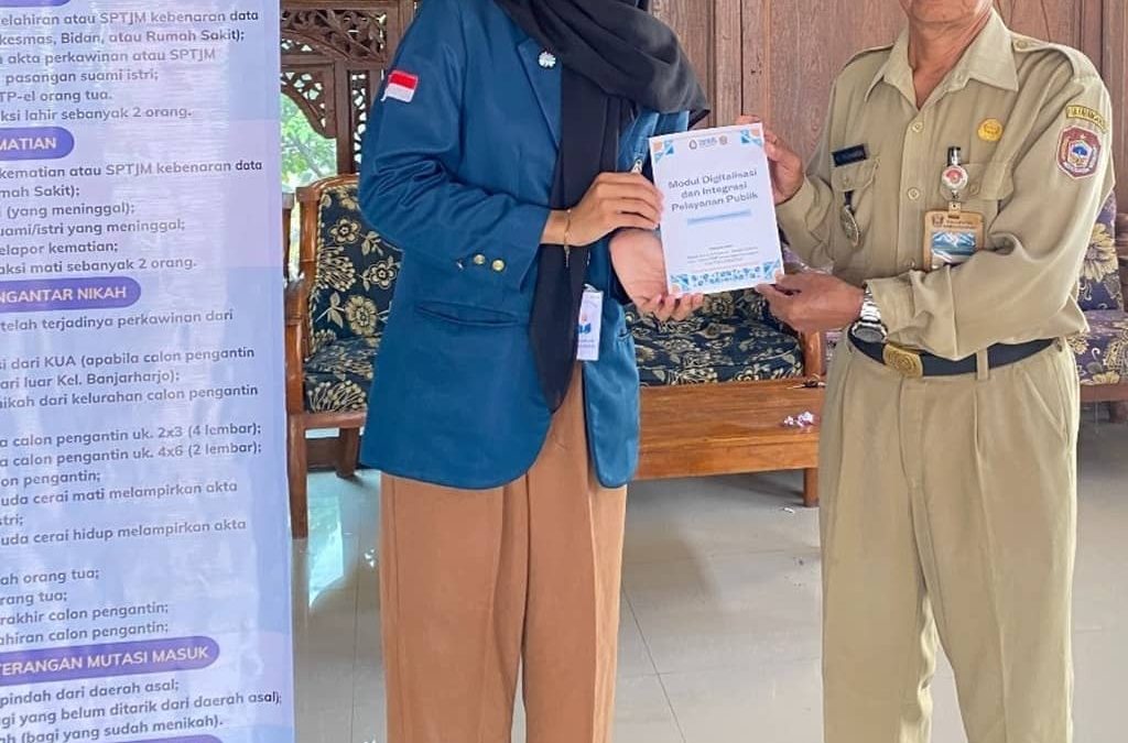 Village Transformation: Enhancing Public Services Through Digitalization and Integration Program by Undip Community Service Program (KKN) Team II 2024 in Banjarharjo Village, Karanganyar Regency