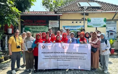 Laksanakan Pengabdian Kepada Masyarakat Internasional di Mangrove Tapak, Libatkan Mahasiswa IUP dan Internasional