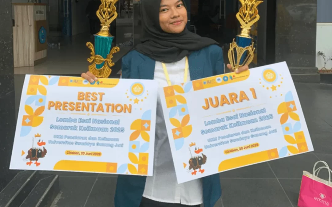 FISIP UNDIP Student Wins 1st Place and Best Presentation at the 2025 Semarak Keilmuan National Essay Competition